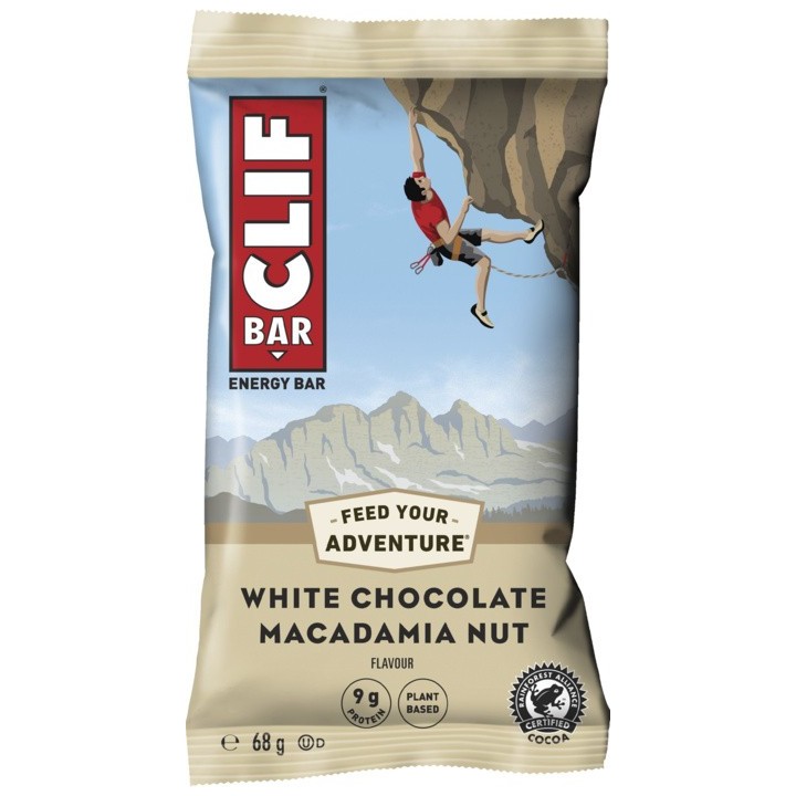 CLIF Barre Noix de macadamia au chocolat blanc